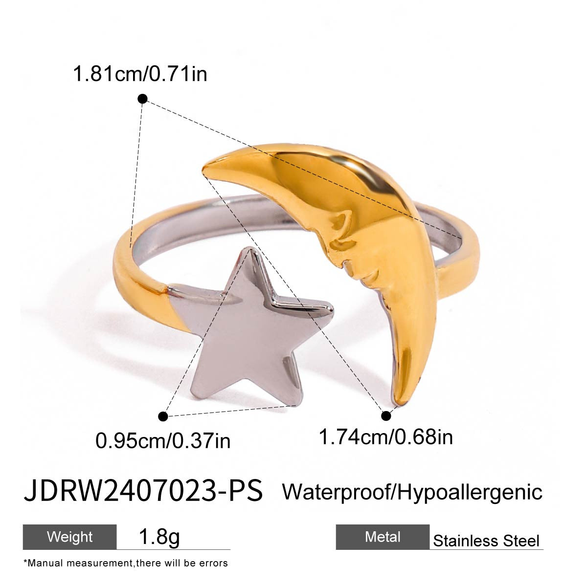 Ring with Natural Stone