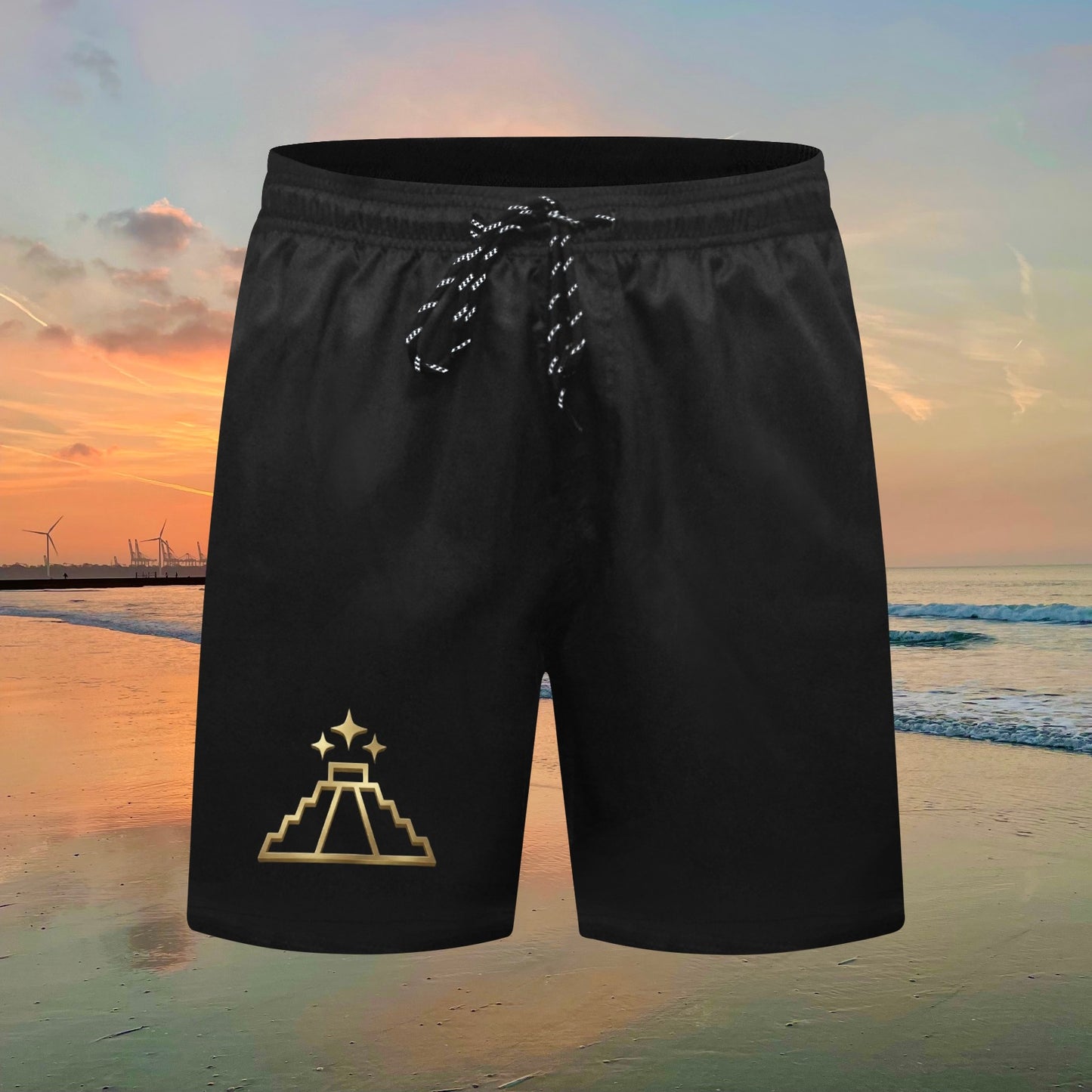 Father Mid-Length Beach Shorts