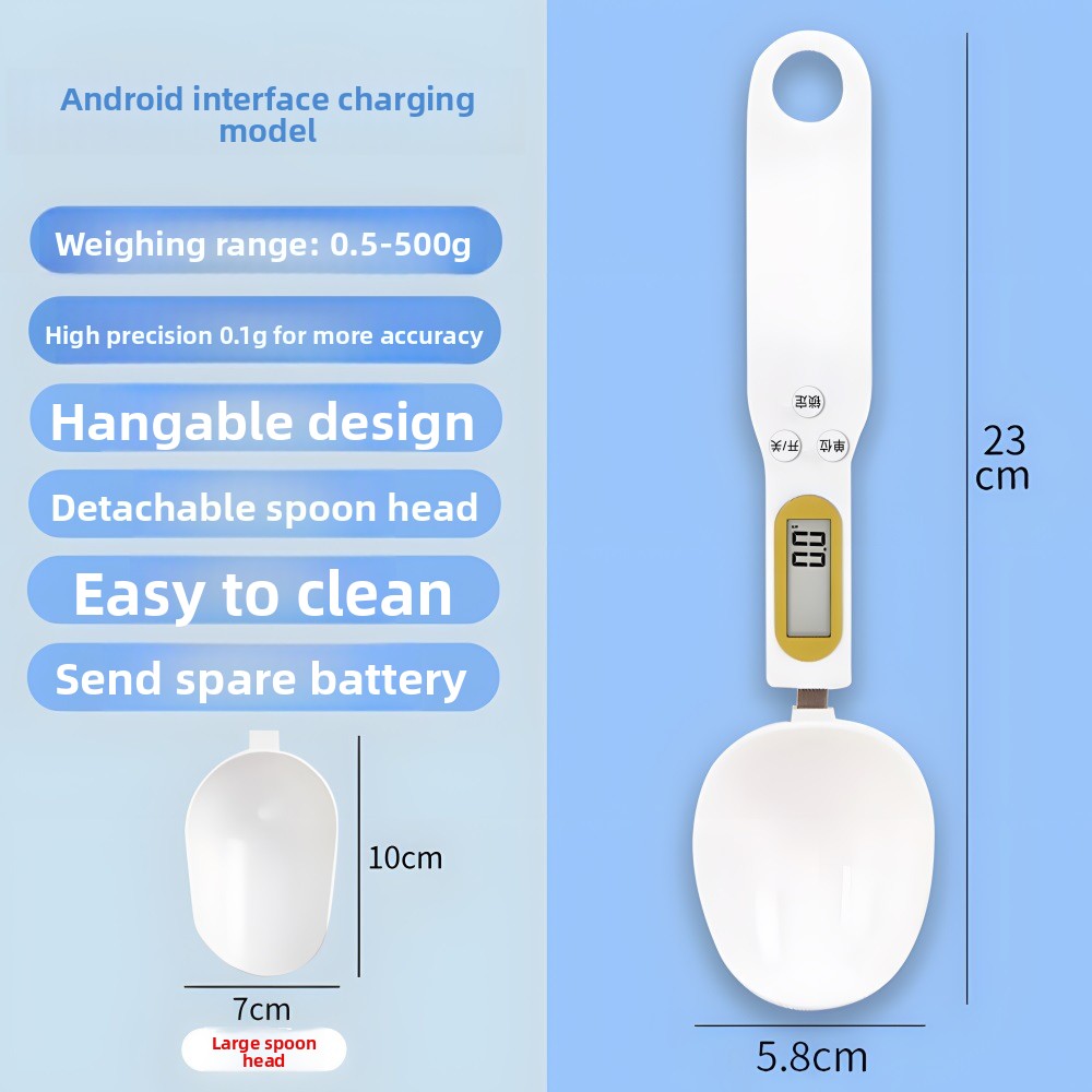 USB Rechargeable Spoon Food Scale