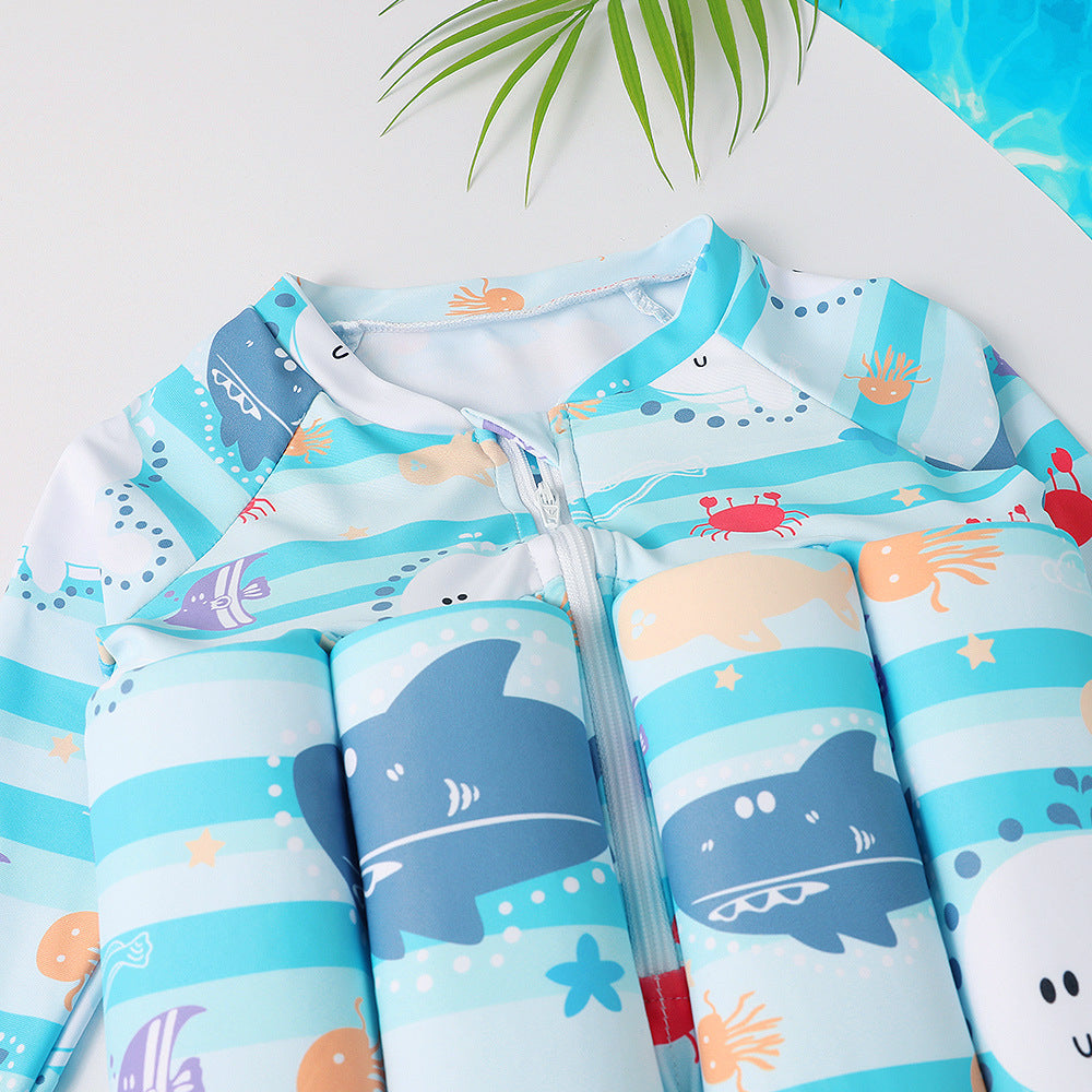 Children's Buoyancy Swimwear with Sun Protection