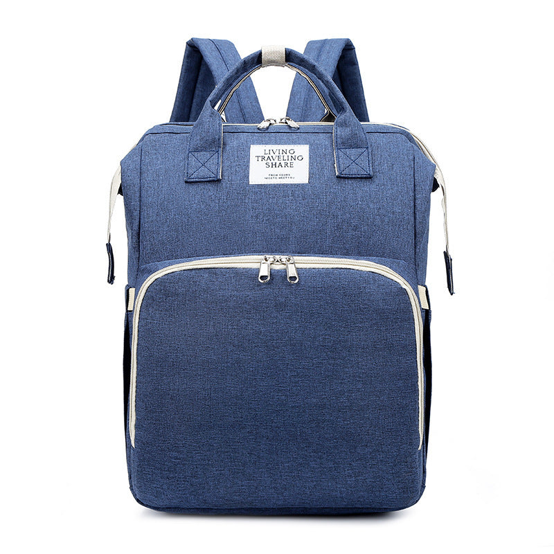 Foldable Mommy Bag with USB Port Large Capacity Baby Diaper Backpack