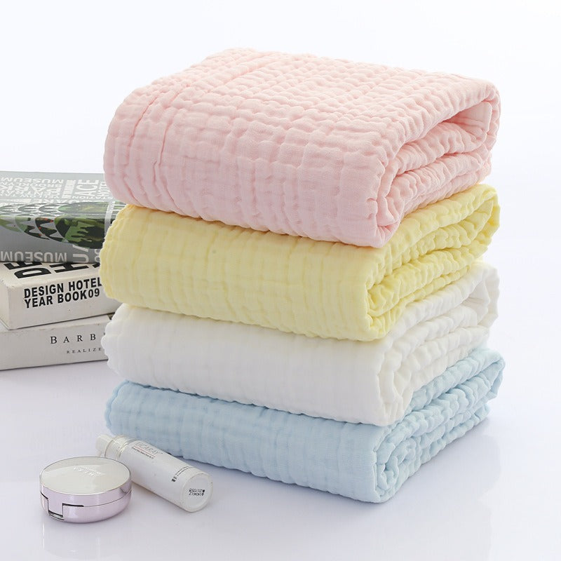 Plain Gauze Baby Bath Towel