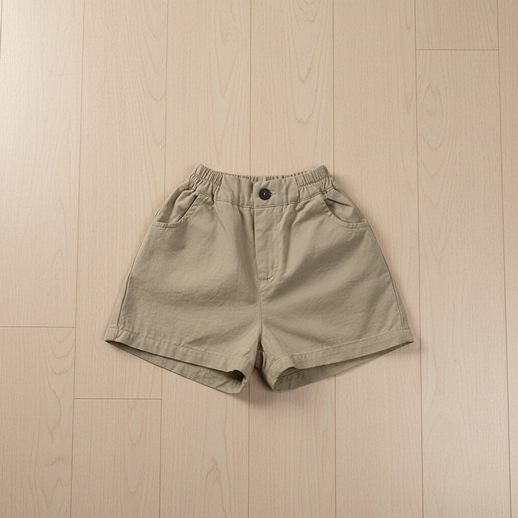 Children Cotton Knee-Length Shorts