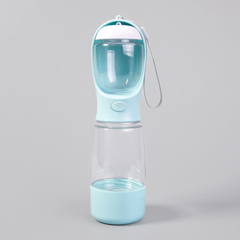 Portable Pet Outdoor Water Dispenser with Trash Box