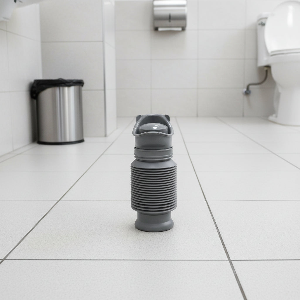 Collapsible Travel Urinal with Cartoon Lids
