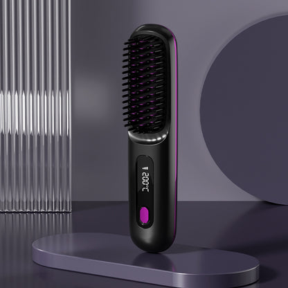 Rechargeable Hair Straightening Comb