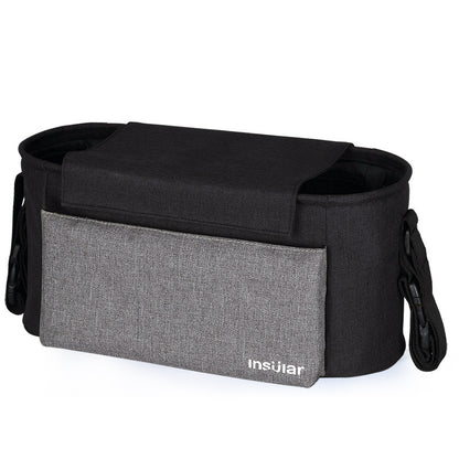 Portable waterproof baby stroller hanging bag