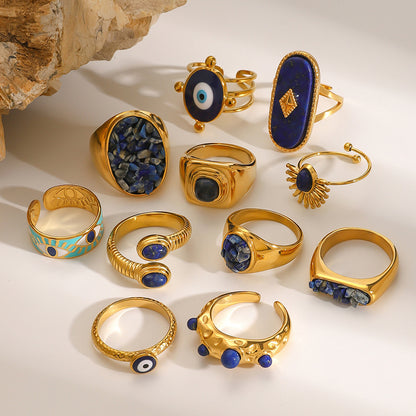 Ring with Natural Stone