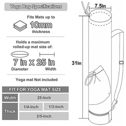 Multifunctional Yoga Mat Carry Bag
