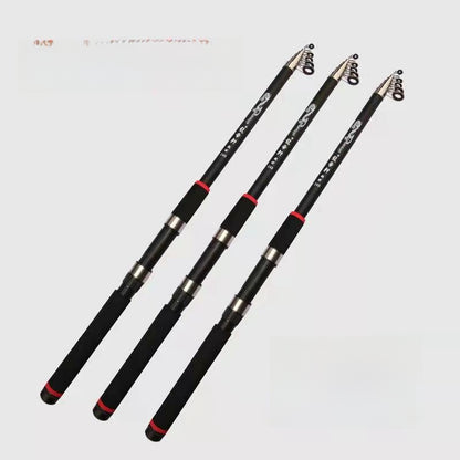 Fiberglass Fishing Rod Set with Reel