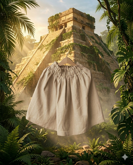Girl's Casual Loose Midi Skirt For Summer 
