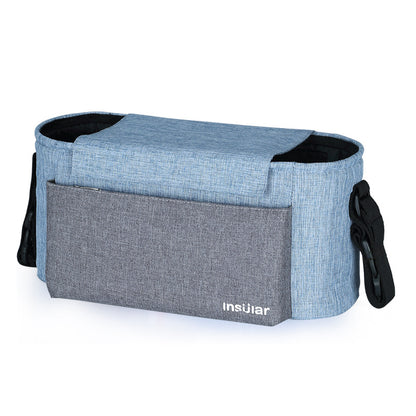 Portable waterproof baby stroller hanging bag
