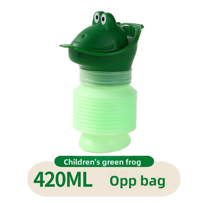 Collapsible Travel Urinal with Cartoon Lids