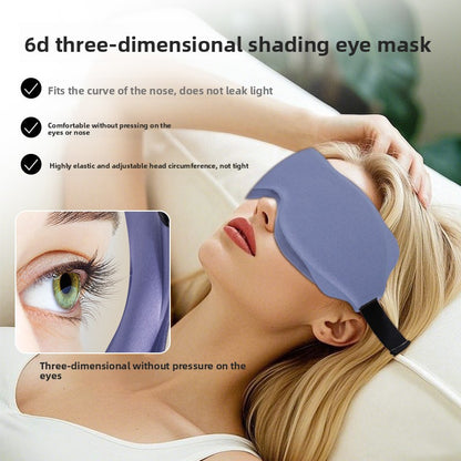 3D Contoured Light Blocking Sleep Eye Mask