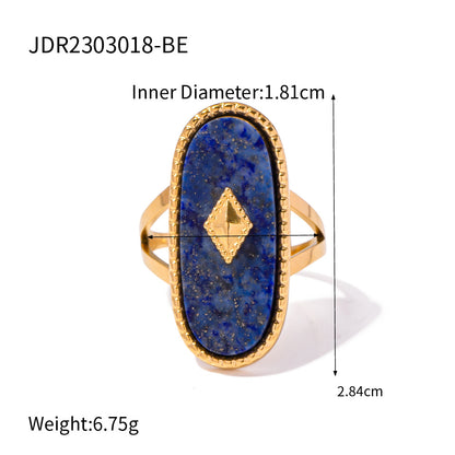 Ring with Natural Stone