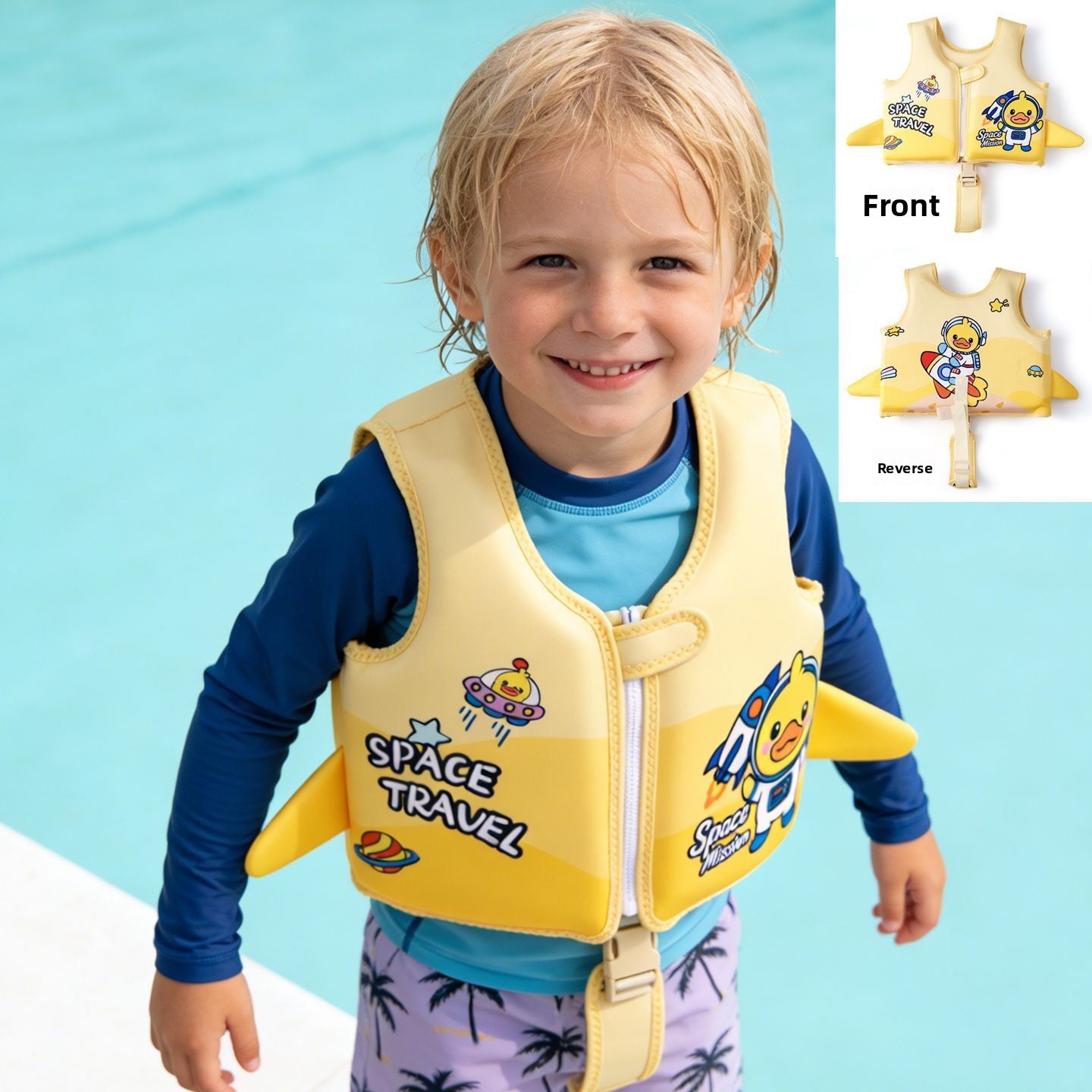 Children Cartoon Buoyancy Swimming Vest