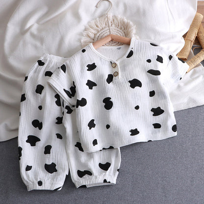 Children's Cotton Gauze Pajama Set