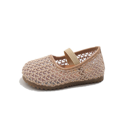 Girls Breathable Mesh Slip On Shoes