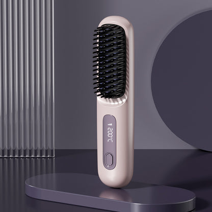 Rechargeable Hair Straightening Comb