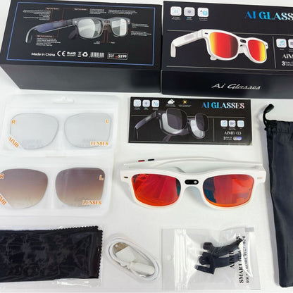 AIMB-G1 Smart Glasses with AI Translation