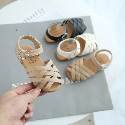 Kids Buckle Toe Soft Sole  Sandals