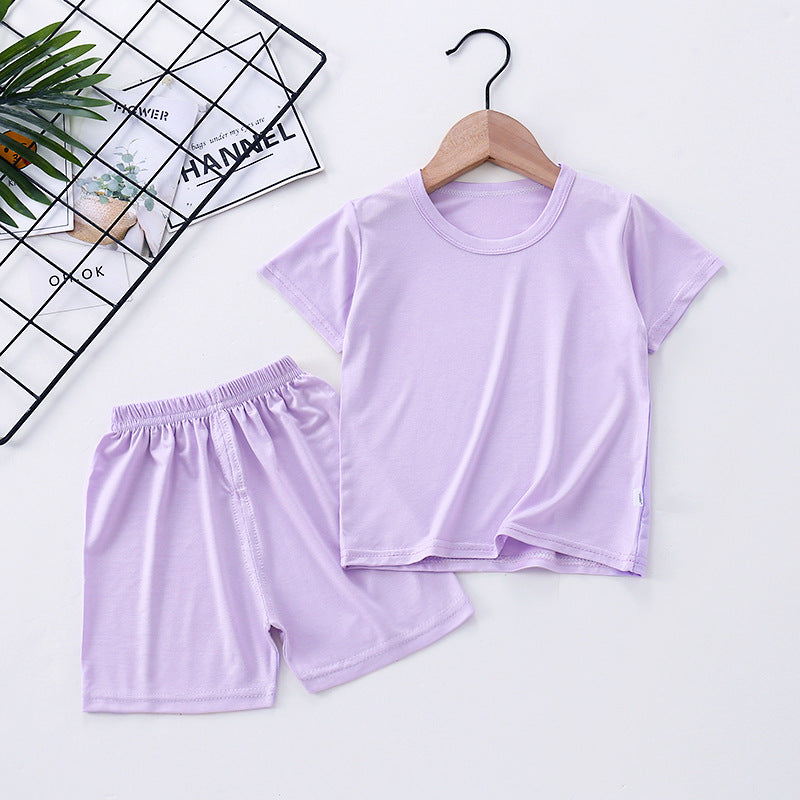 Children's Modal Short-sleeved suit