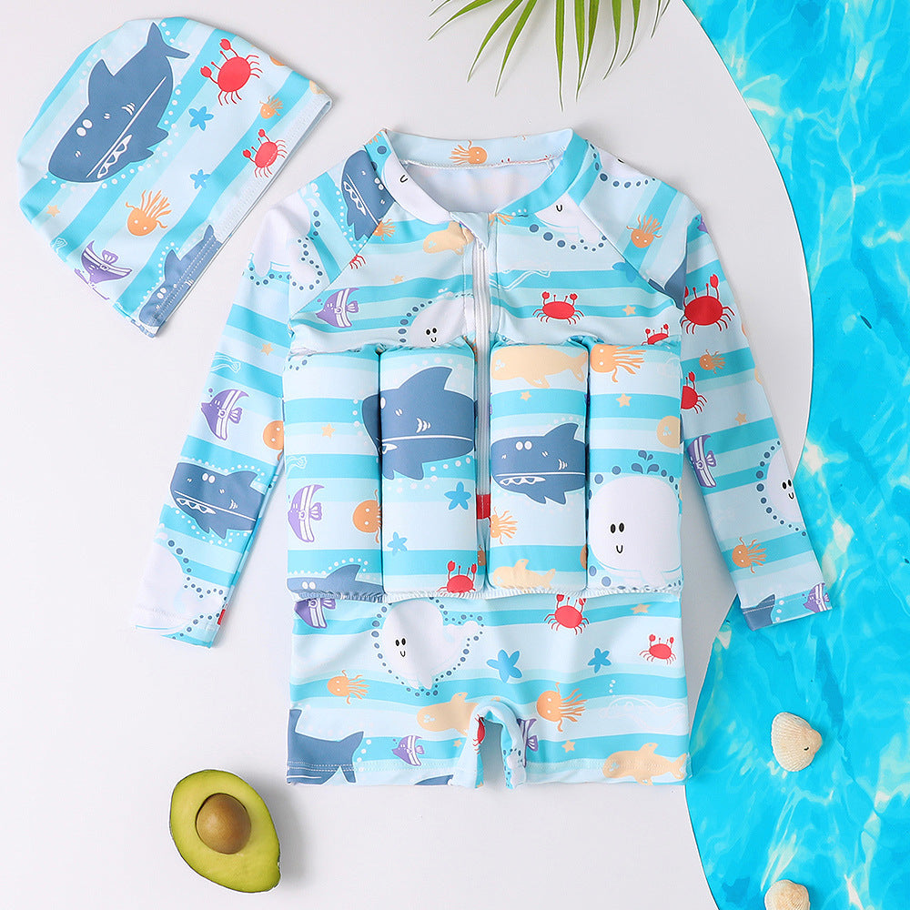 Children's Buoyancy Swimwear with Sun Protection