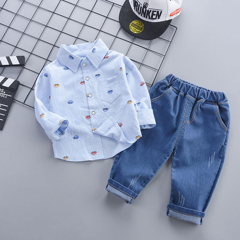 Boys Spring Autumn Cotton Clothing Set