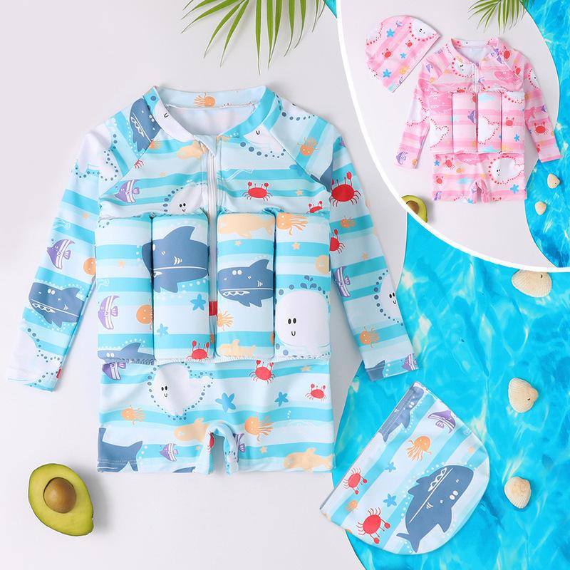 Children's Buoyancy Swimwear with Sun Protection