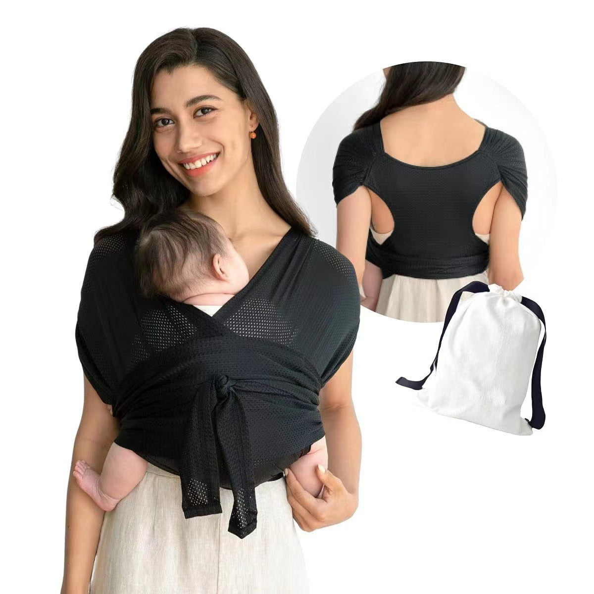 Baby Carrier Front-Facing Baby Wrap for Newborns