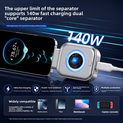 USB Fast Charger with AI Recognition