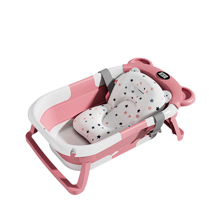 Newborn Foldable Baby Bath Tub with Temperature Indicator