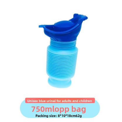 Collapsible Travel Urinal with Cartoon Lids