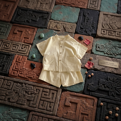 Cotton Checkered Baby Suit  (1-3 Years Old)
