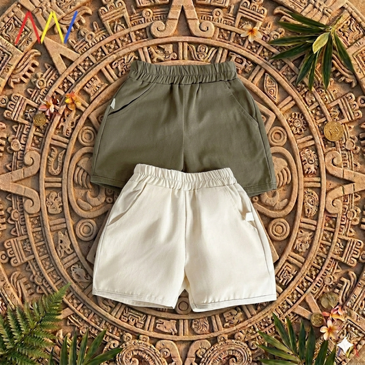 Breathable Leisure Shorts 100% Organic Cotton