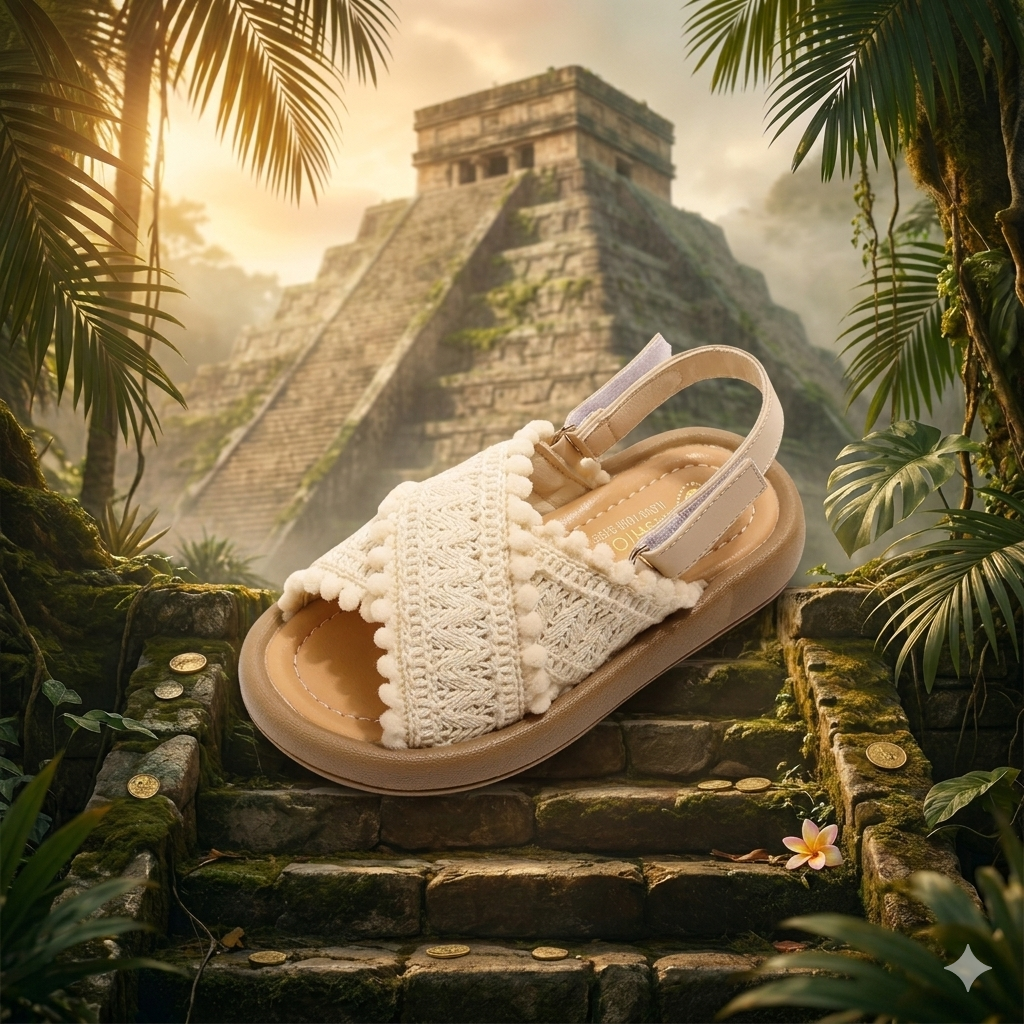Girls Ethnic Soft Sole Sandals
