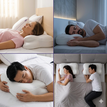 Ergonomic Memory Foam Butterfly Pillow