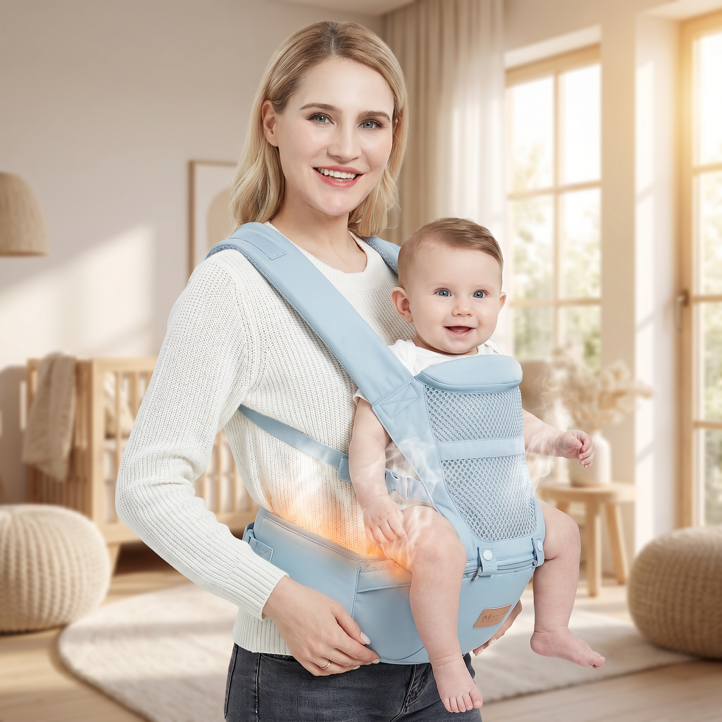 Multi-functional Baby Children's Sitting Stool Hug Baby Bag