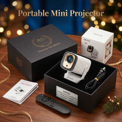 Portable Mini Projector with Autofocus