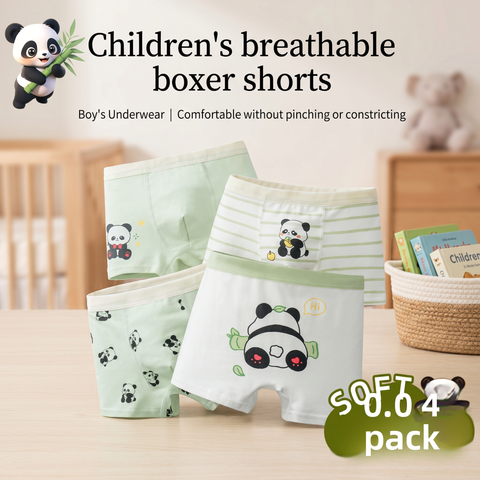 Children's breathable boxer shorts