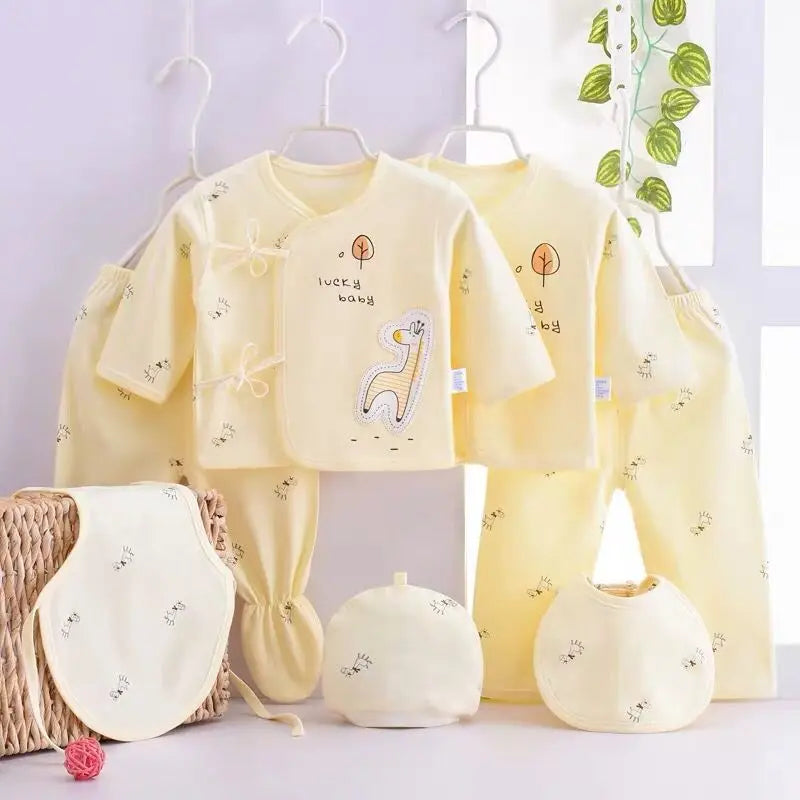 7Piece Spring Newborn Baby Stuff Toddler Clothes   (BC316)
