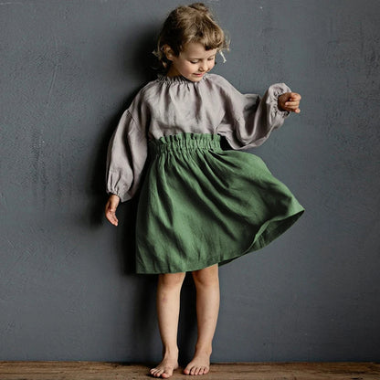 Girl's Casual Loose Midi Skirt For Summer (TZ228)