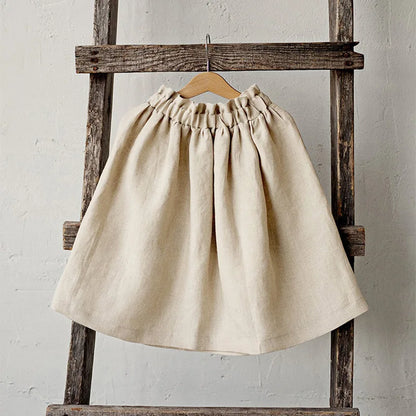 Girl's Casual Loose Midi Skirt For Summer (TZ228)