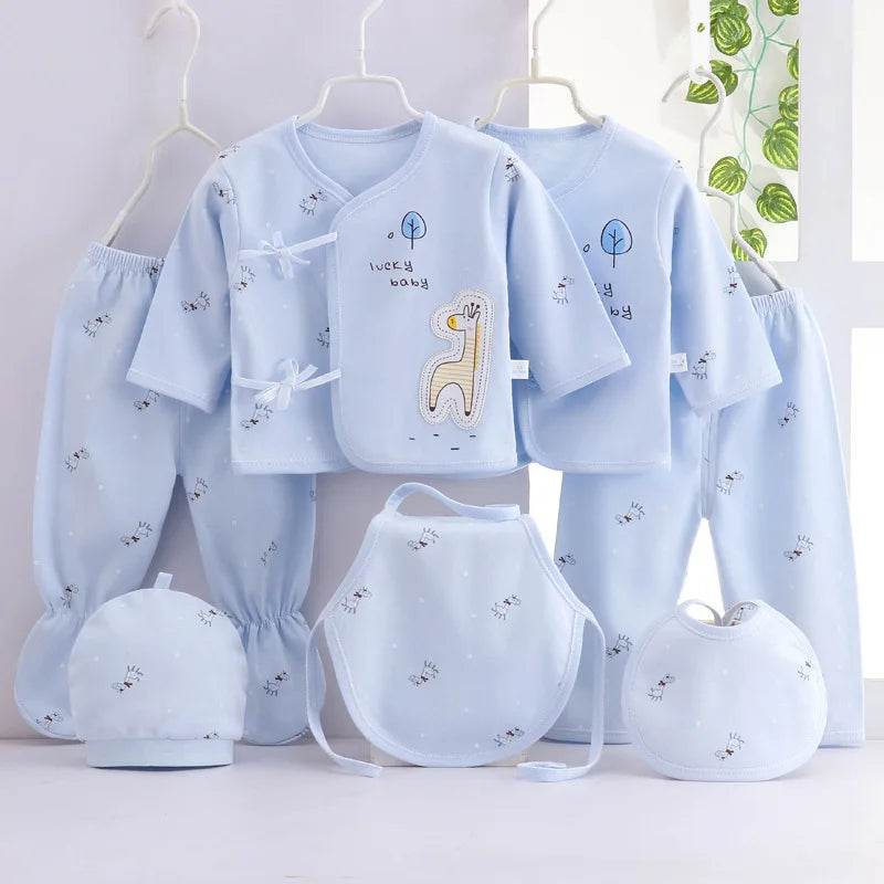 7Piece Spring Newborn Baby Stuff Toddler Clothes   (BC316)