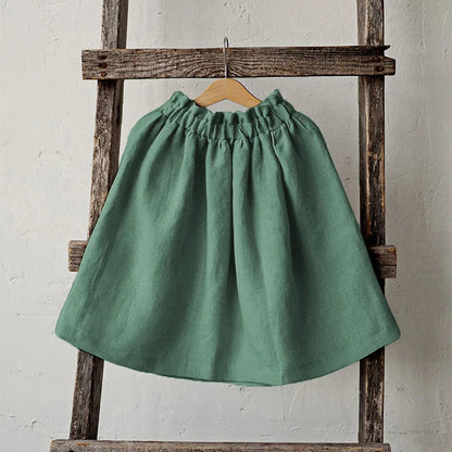 Girl's Casual Loose Midi Skirt For Summer (TZ228)