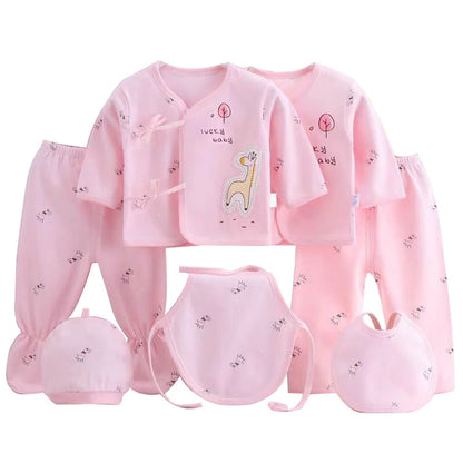 7Piece Spring Newborn Baby Stuff Toddler Clothes   (BC316)