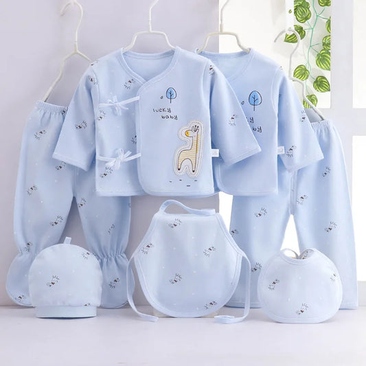 7Piece Spring Newborn Baby Stuff Toddler Clothes   (BC316)
