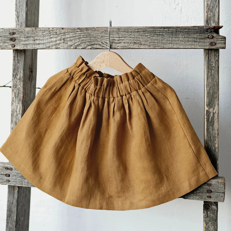 Girl's Casual Loose Midi Skirt For Summer (TZ228)