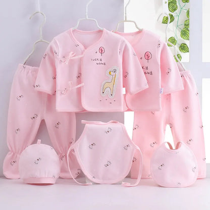 7Piece Spring Newborn Baby Stuff Toddler Clothes   (BC316)