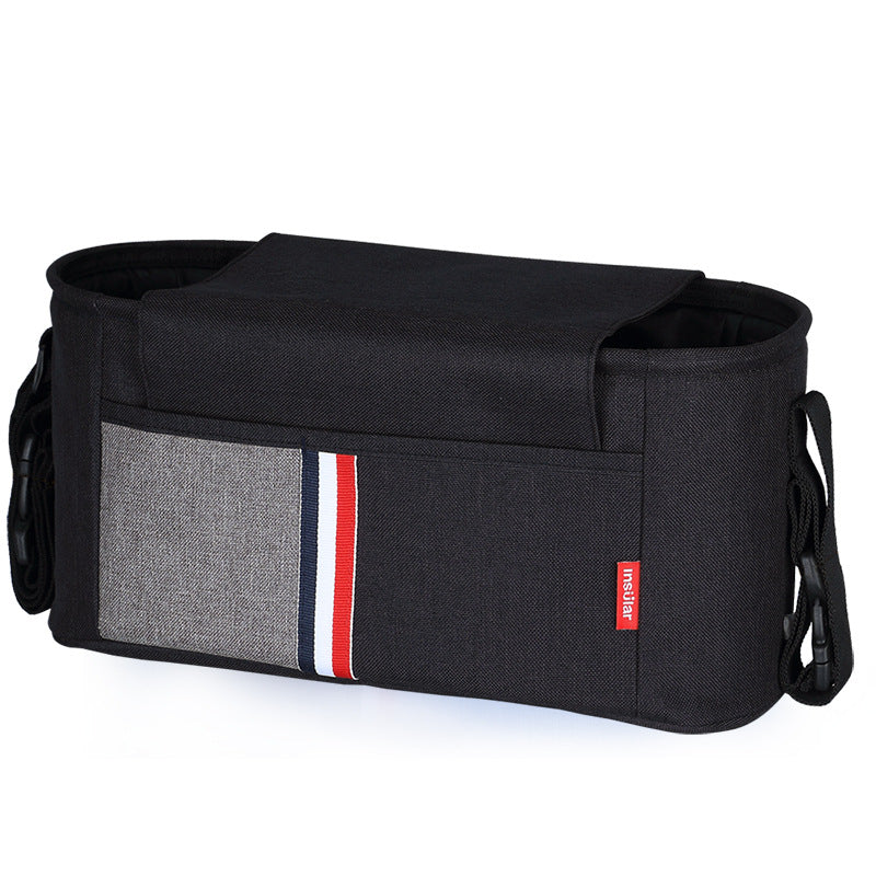 Portable waterproof baby stroller hanging bag